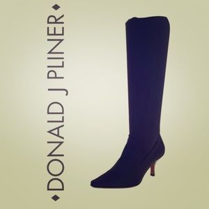 Donald J. Pliner and Lisa Pliner Leda Black Boots